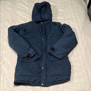 Men's vintage Navy Hooded Parka by The North Face